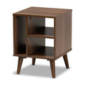 Brown Finished Wood End Table J50854