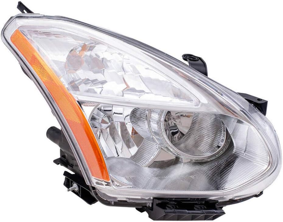 Headlight Assembly for Nissan Rogue 2008 Passenger Side Halogen U81157