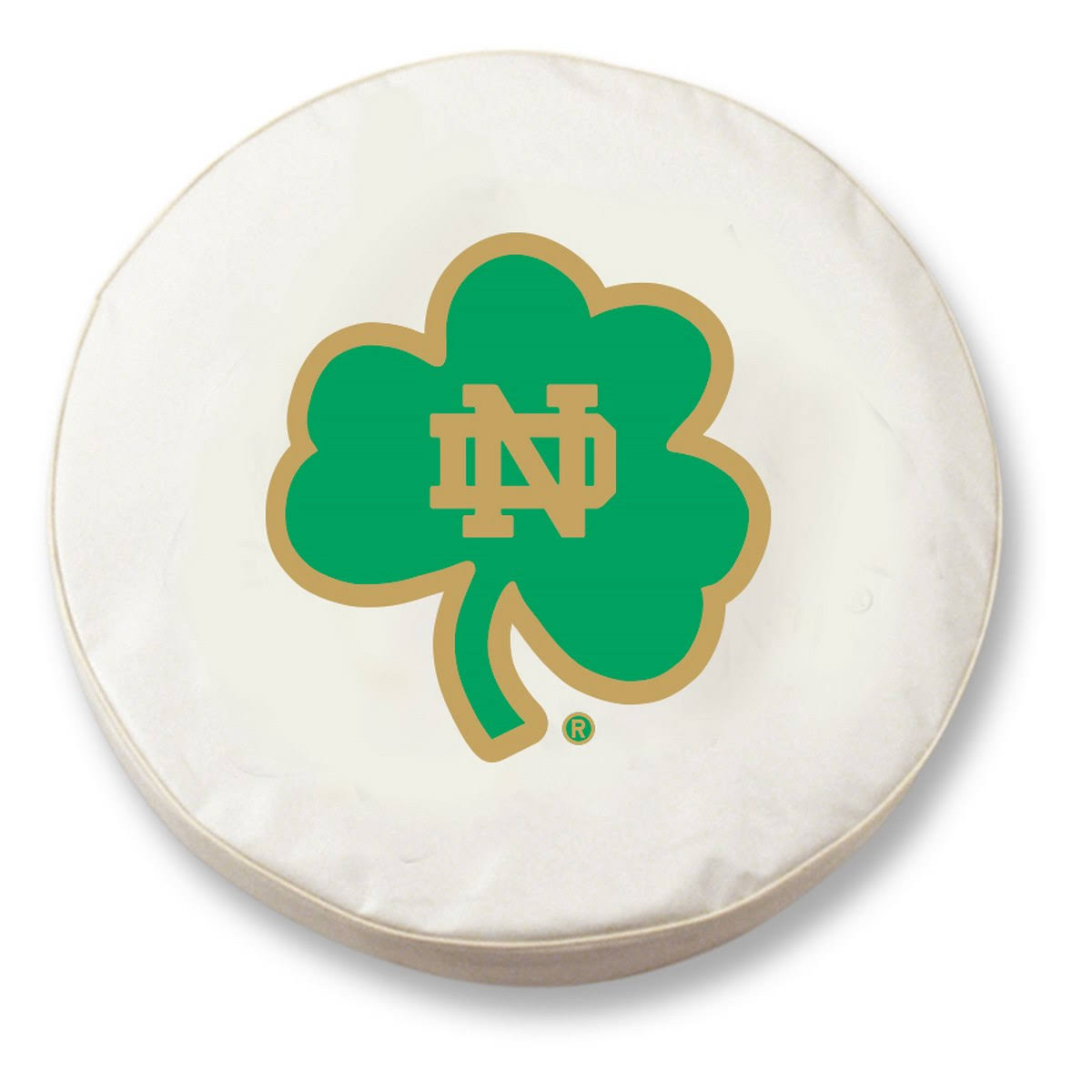 White Shamrock Fitted Car Tire Cover K791