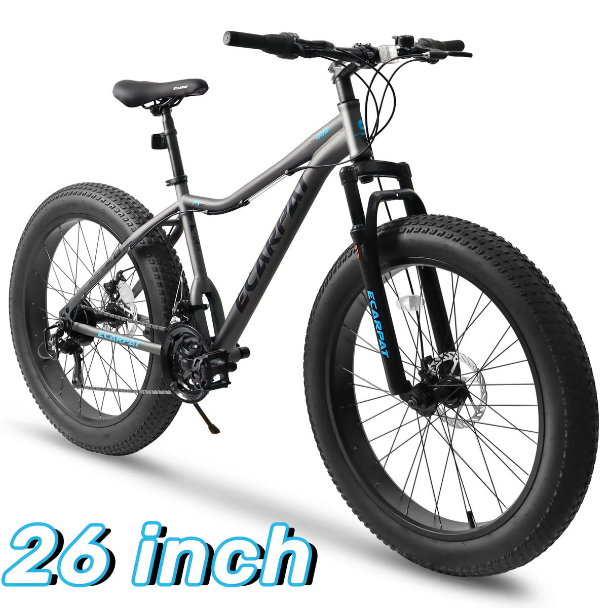 26 inch Fat Tires 21 Speeds Dual Disc Brake Mountain Bike U826