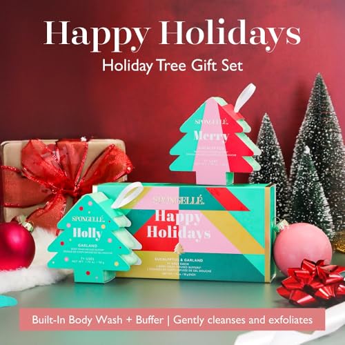 Gingerbread Body Wash Infused Buffers Gift Set P144