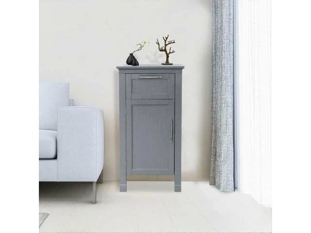 Narrow Bathroom Cabinet with Drawer Storage Shelves V46353