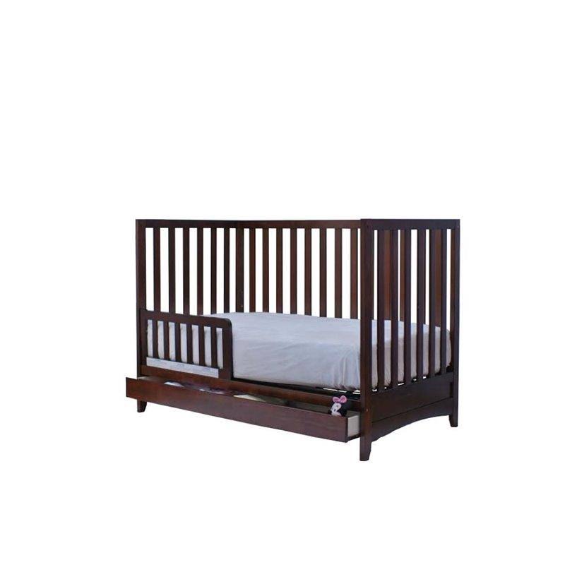 3-in-1 Convertible Crib, Gray U857534