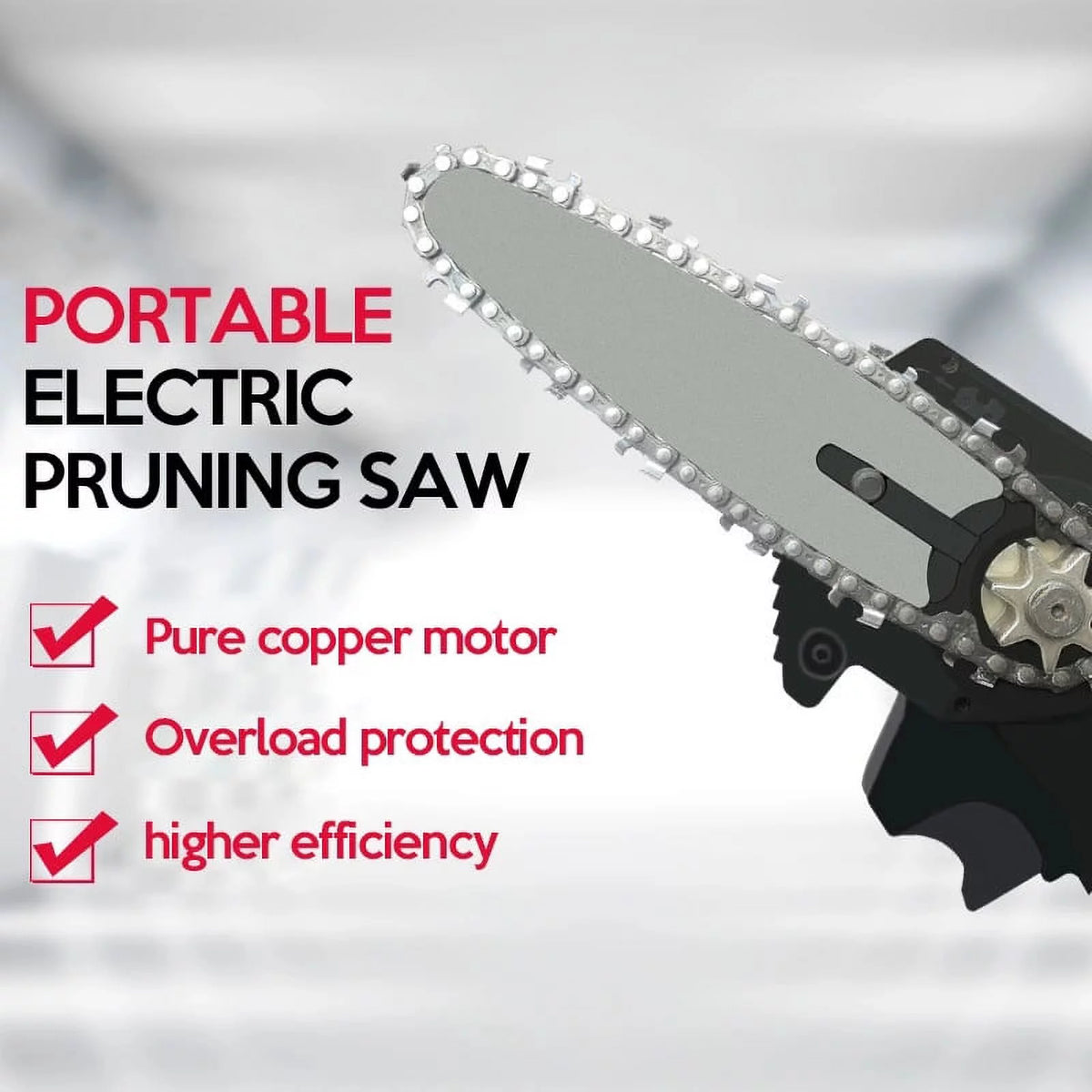 Cordless Mini Wooden Chainsaw J12476