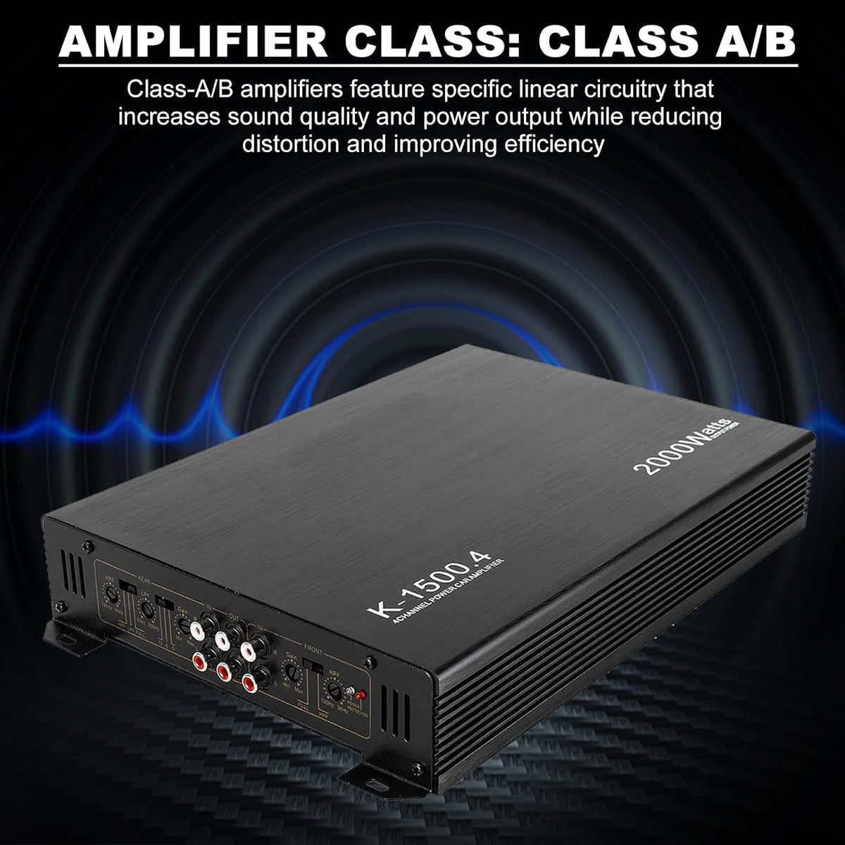2000W 4 Channel Car Audio Amplifier W5219