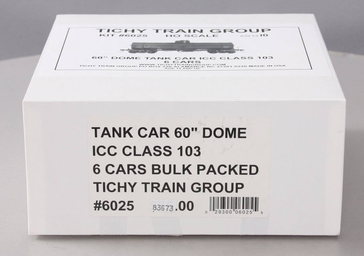 HO USRA Tank Car with Dome Kits (6) D3402