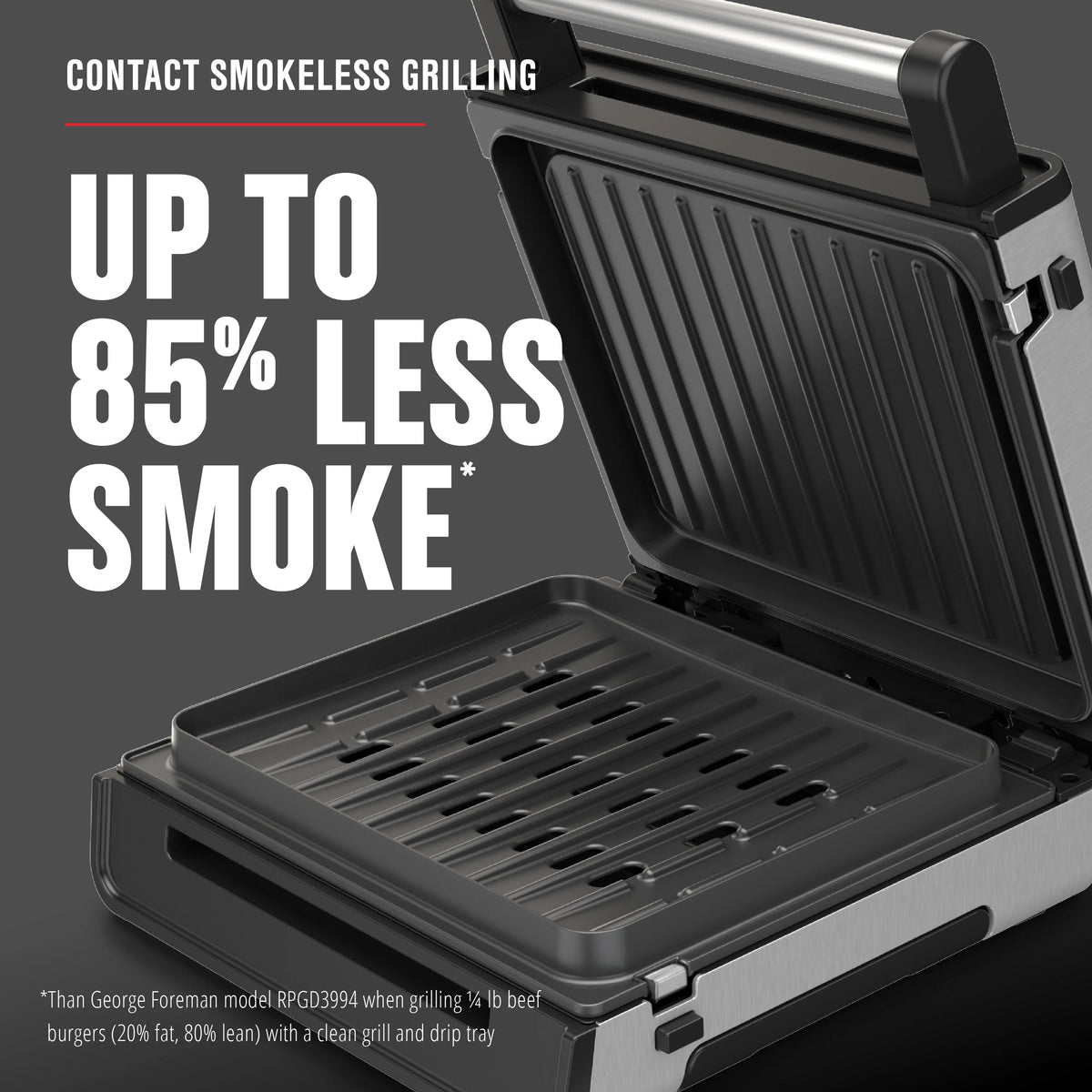 Family Size Contact Smokeless Grill M29163