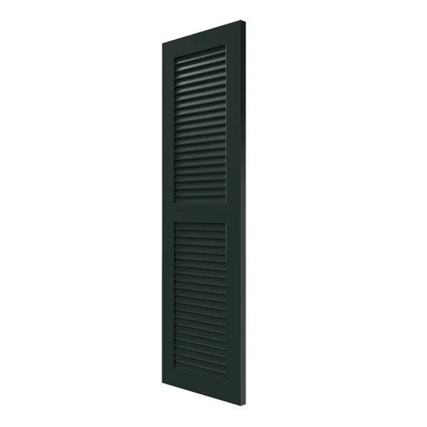 15x22W x 75x22H Exterior Composite Louvered Shutters (Per Pair) Q725