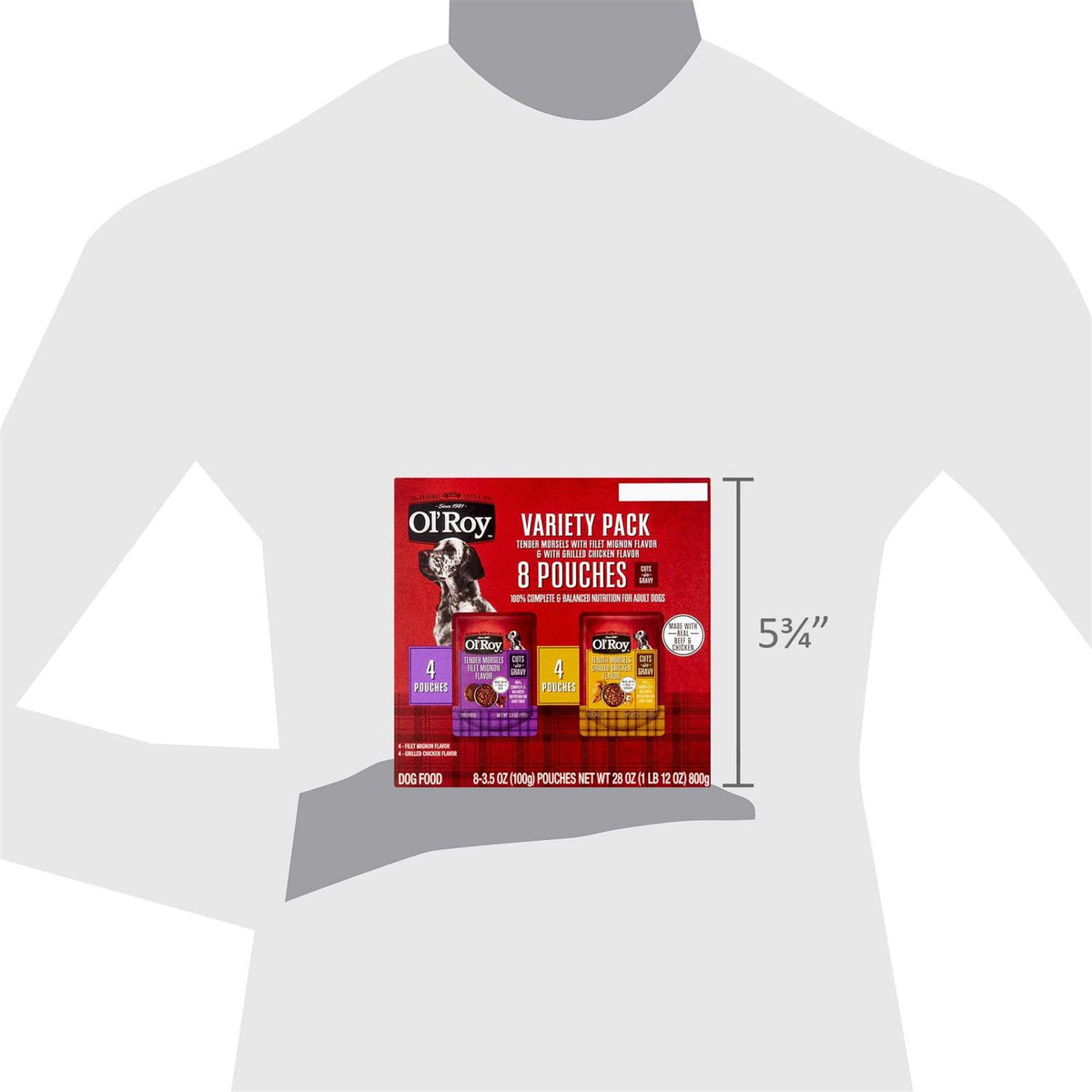 Cuts in Gravy Wet Dog Food Variety Pack B820593