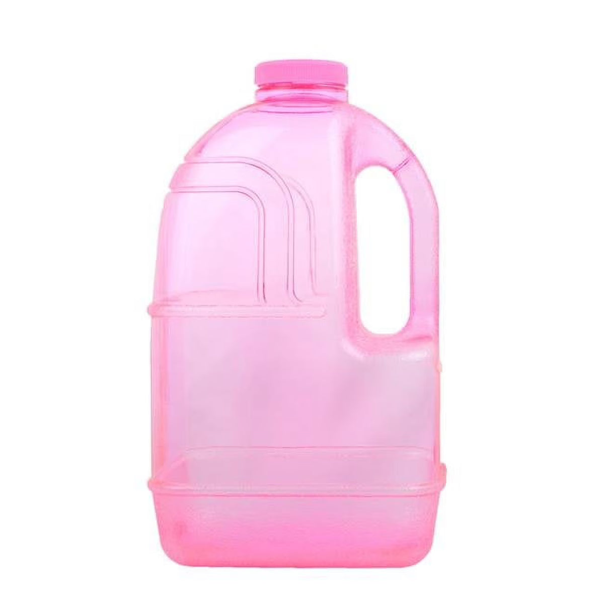 Pink 1 gal Square Water Bottle with 48 mm Cap O4599
