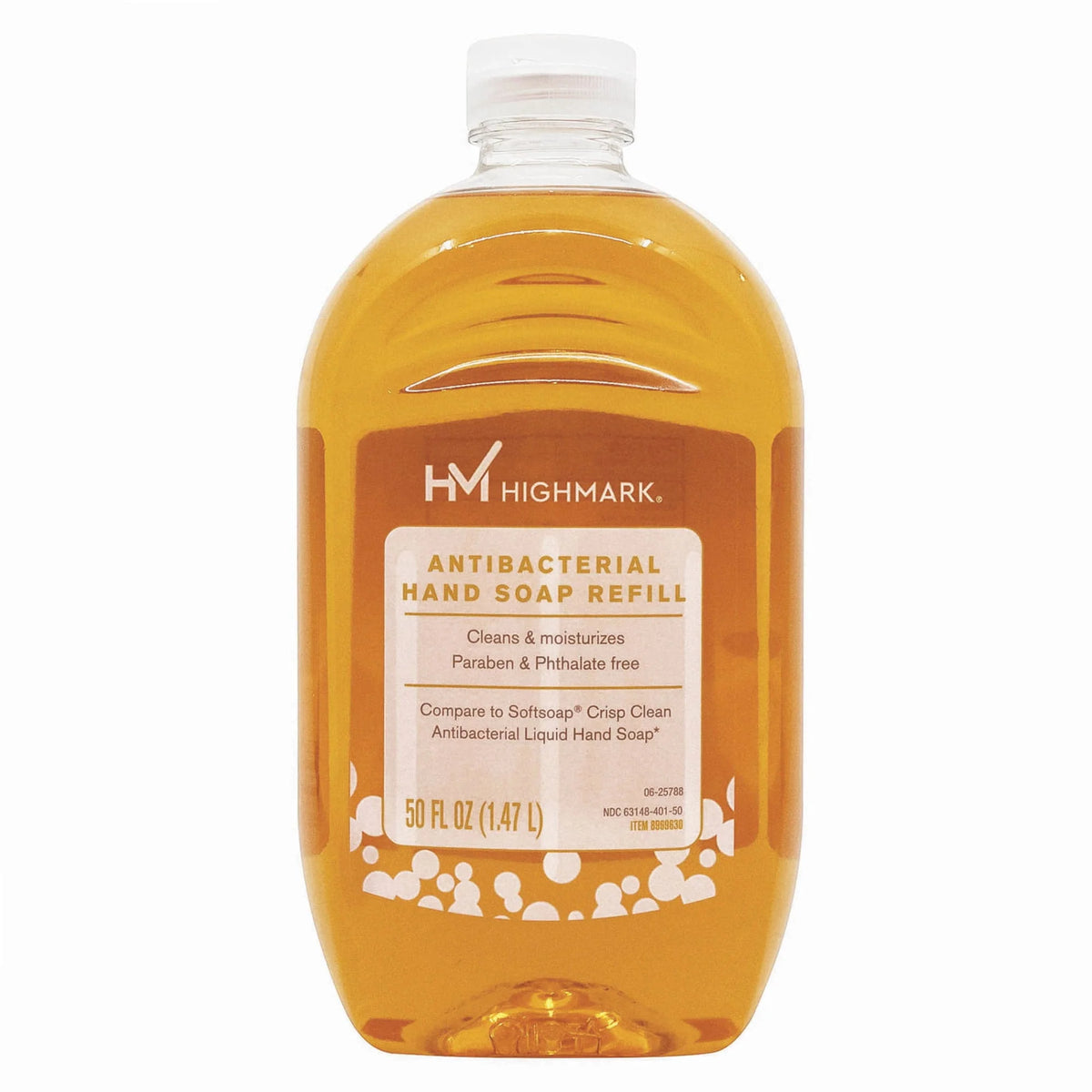 Antibacterial Liquid Hand Soap 50 Oz Refill Bottle Case Of 4 T6482