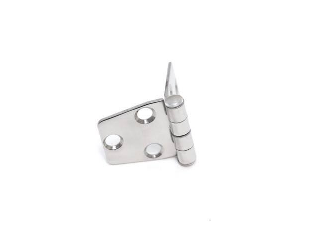 Polished Stainless Steel Marine Grade Door Hinges Set of 10 W704