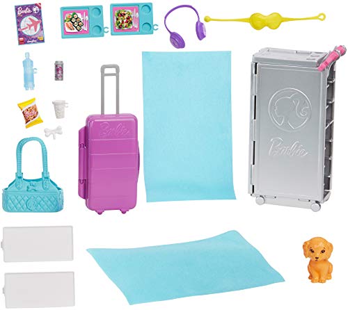 Transforming Playset with Reclining Seats and Overhead Compartments, 15+ Pieces W7091