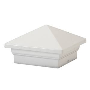 Sky White Decorative Post Cap T819059