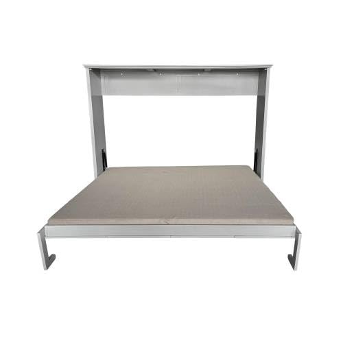 Gray Queen Size Murphy Bed Wall Bed Frame B510