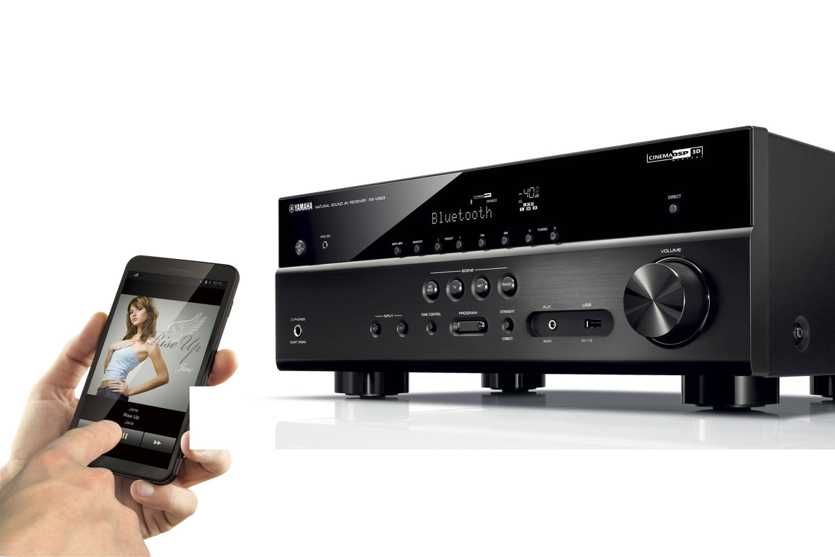 Black 7.2 Channel AV Network Receiver N610487