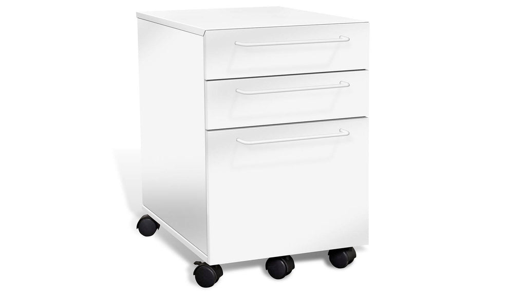 White 3-Drawer File Cabinet V413995