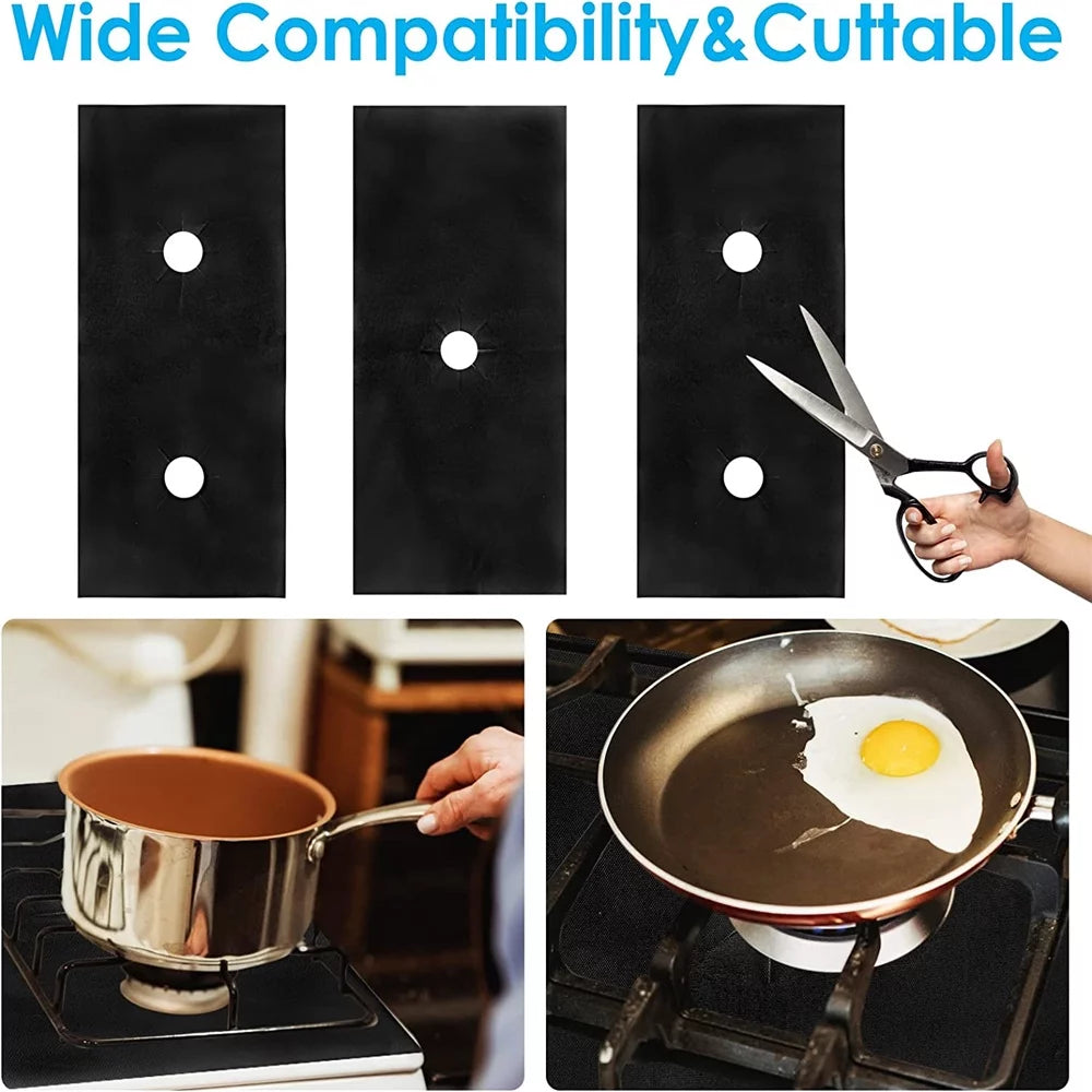 3pcs Gas Range Stove Top Burner Protectors T5987