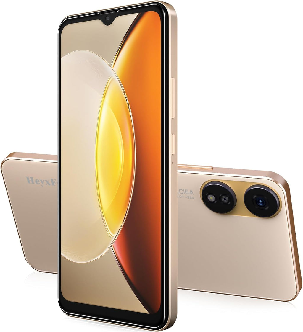 Gold 4G LTE Unlocked Cell Phone 6.5" HD+ Screen 4000mAh Android 10 Smartphone 16MP Dual SIM H67495