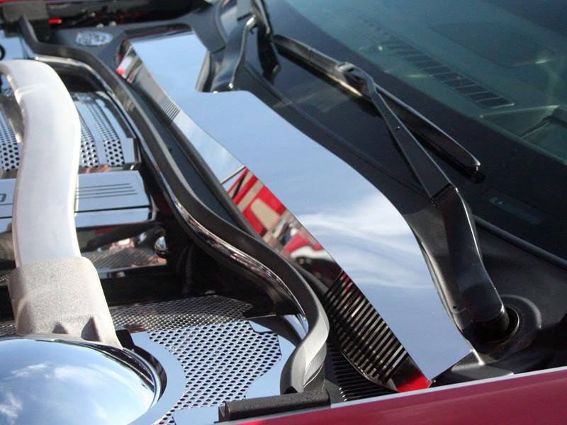 Polished Wiper Cowl 4pc B2612