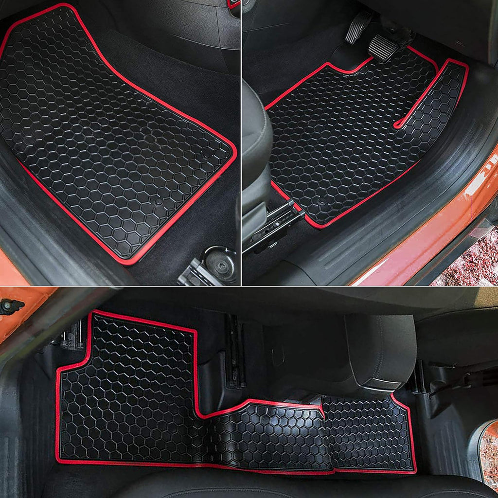 Rubber All Weather Floor Mats & Cargo Liners Set O961
