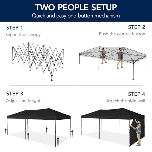 10x20 Heavy Duty Waterproof Outdoor Canopy Tent with Sidewalls M541642
