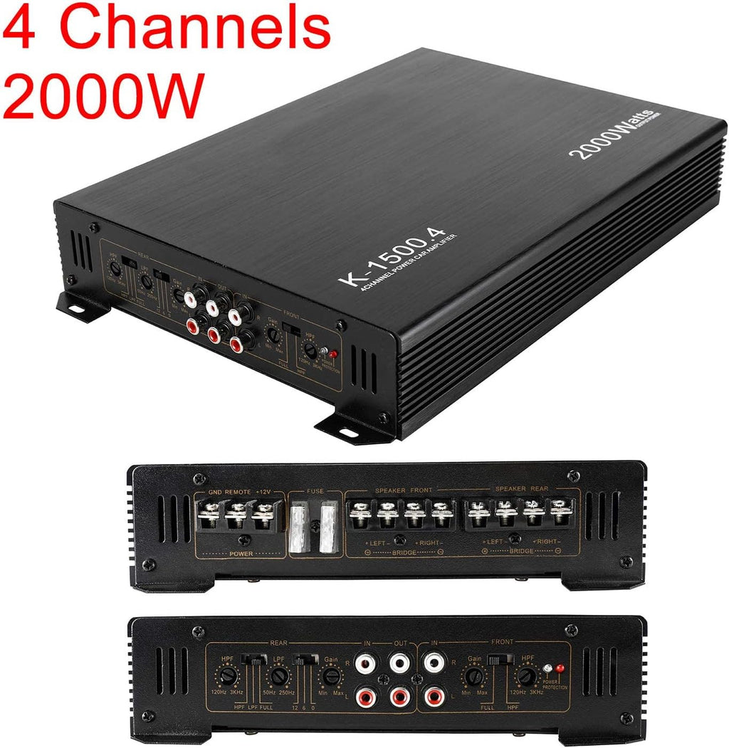 2000W 4 Channel Car Audio Amplifier W5219