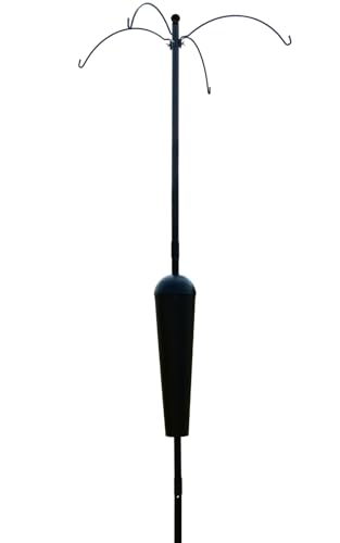 Bird Feeder Pole System with 4 Hanging Stations P164158