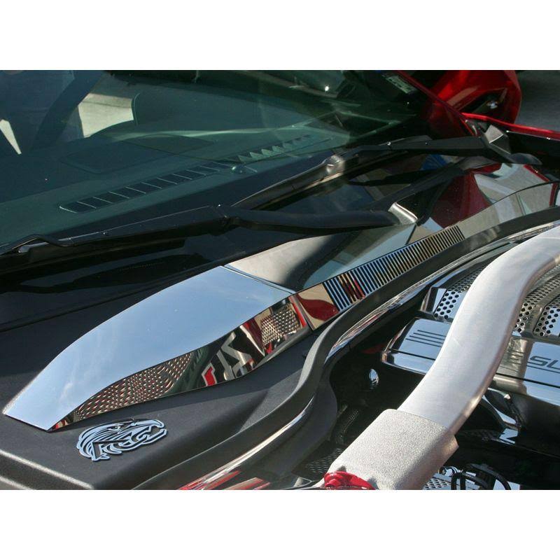 Polished Wiper Cowl 4pc B2612