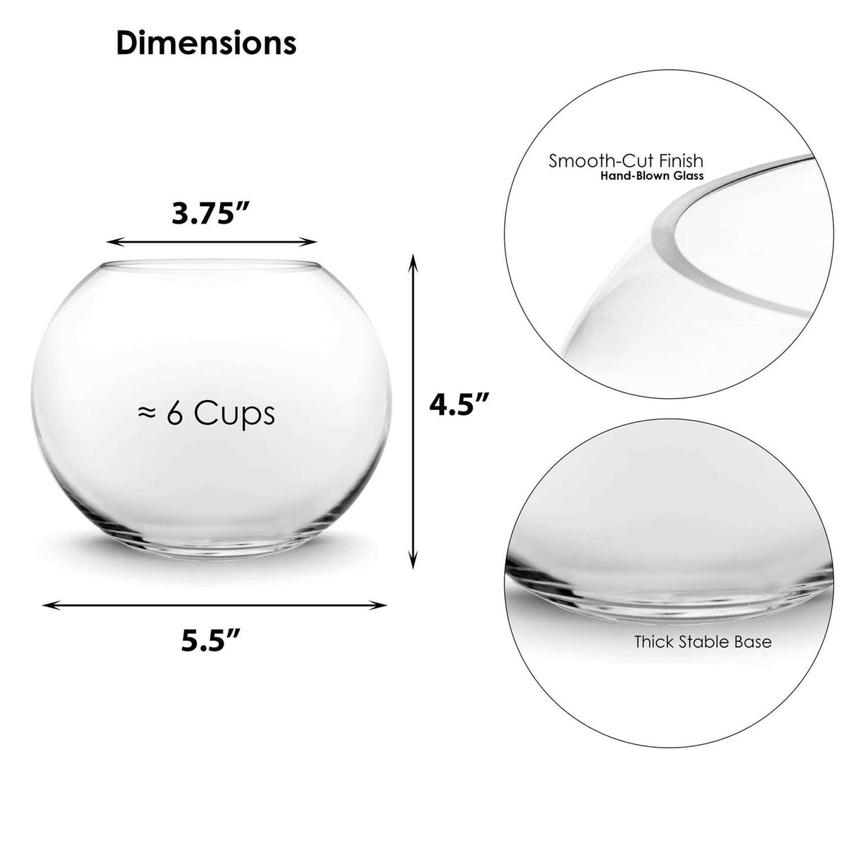 Glass Bubble Bowl Z88403