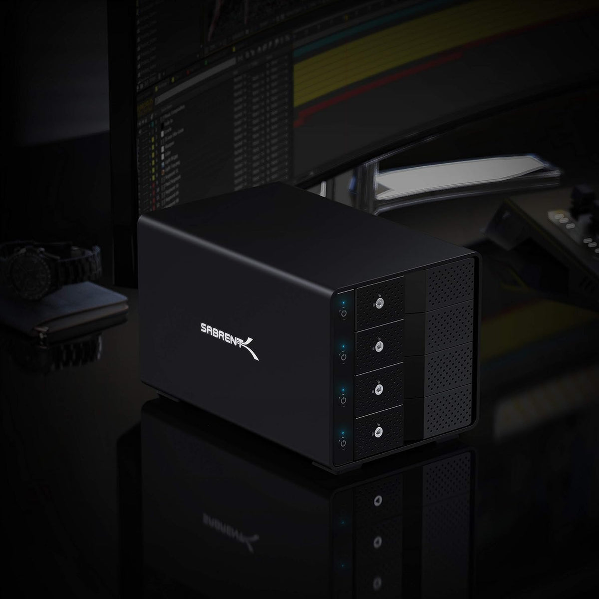USB 3.0 to SATA Dual Bay External Hard Drive Docking Station V711797