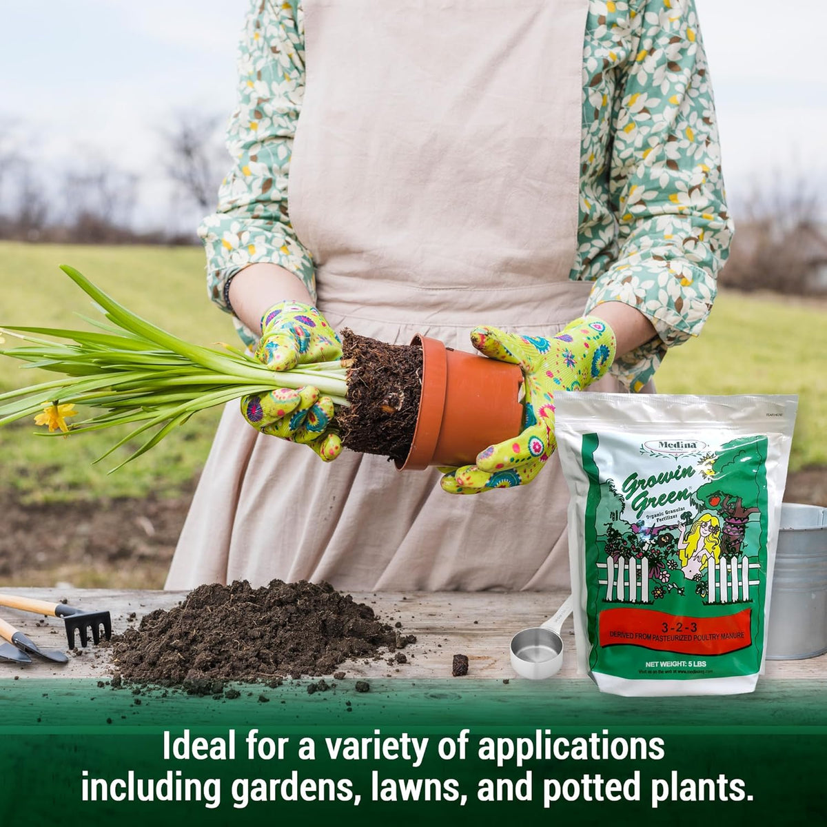 Organic Granular Fertilizer 5 lb Bag J878