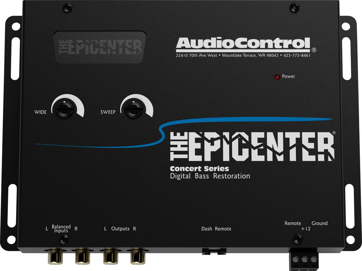 Black Digital Bass Enhancer Restoration Processor F2118