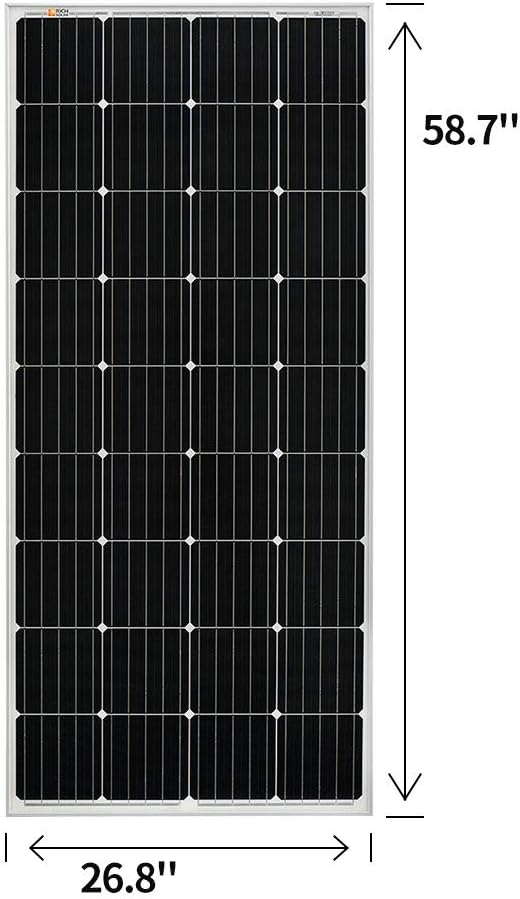 200 Watt 12 Volt Monocrystalline Solar Panel Y545
