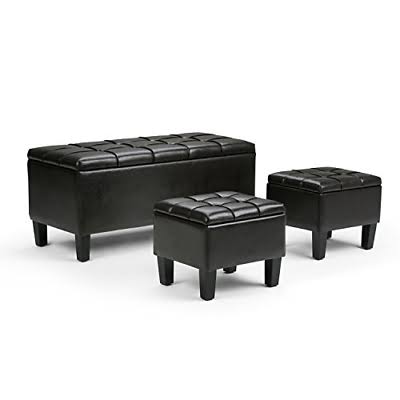 Tanners Contemporary Storage Ottoman V8611