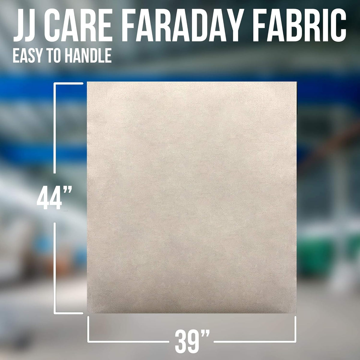 Faraday Fabric 44x39” Faraday Cloth Tape Pack of 2 U574