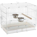 White Travel Bird Cage H767