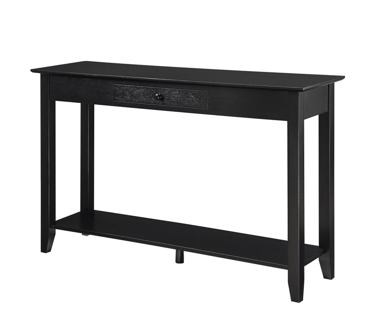 Black Console Table with Drawer C365