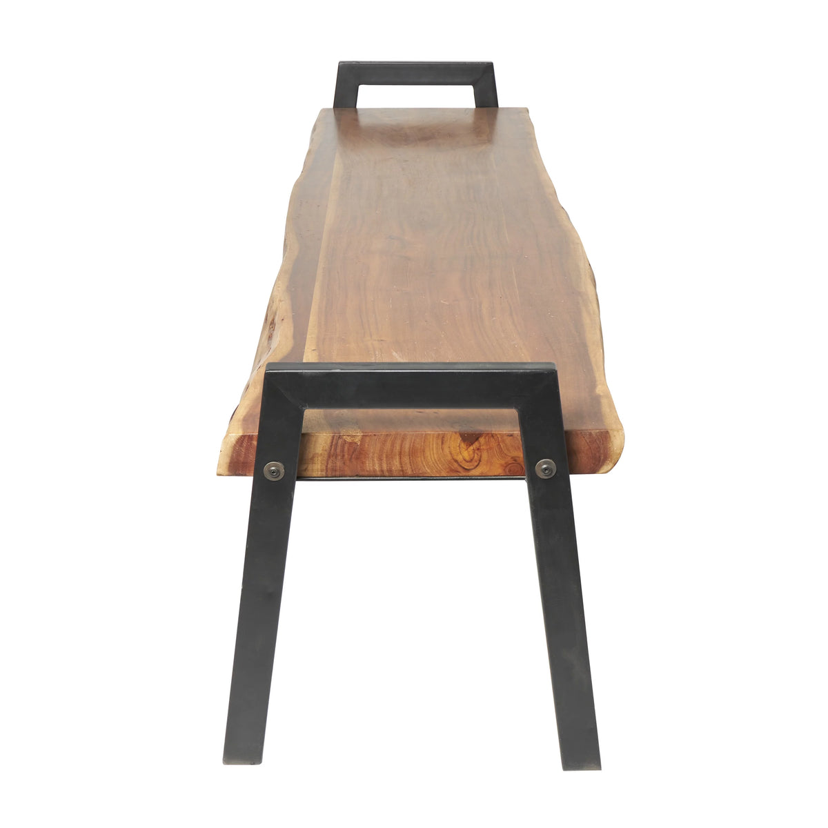 Wood Live Edge Top Bench C702845