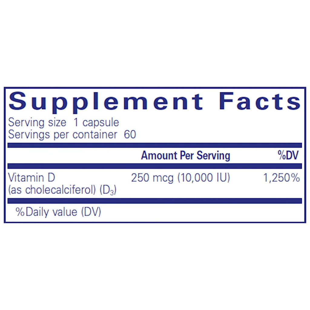 Vitamin D3 10,000 IU B60891