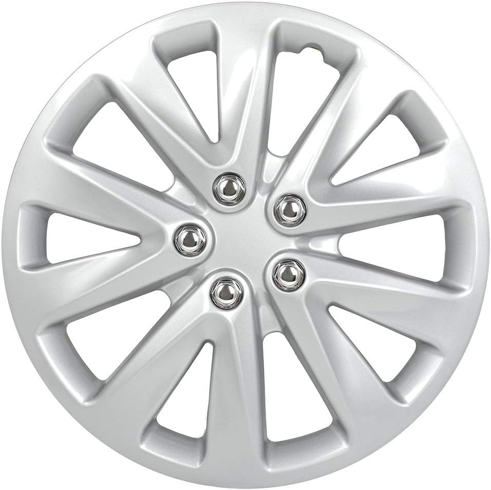 4PC Set 16 inch Silver Hubcap Wheel Cover H702542