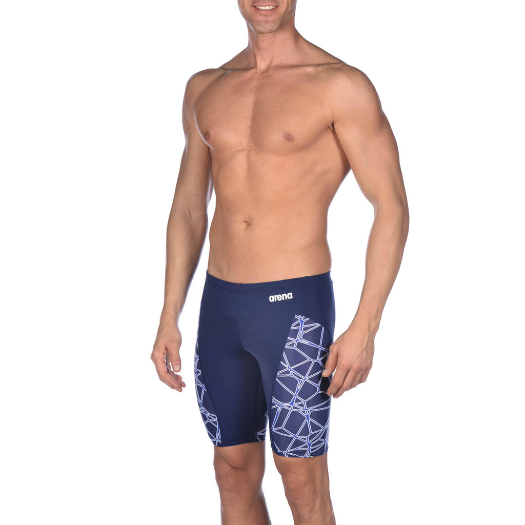 Navy-Neon Blue Jammer C23046