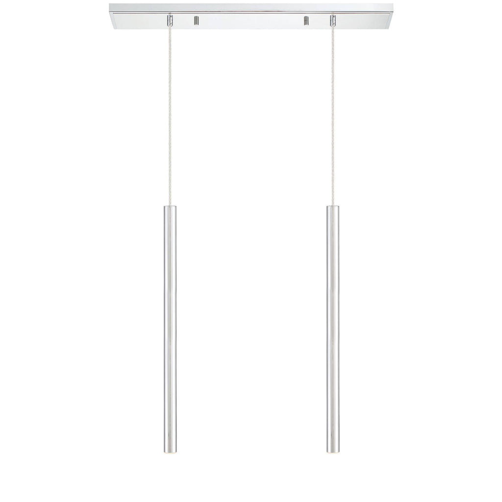 2 Light Island/Billiard LED Brushed Nickel Q313808