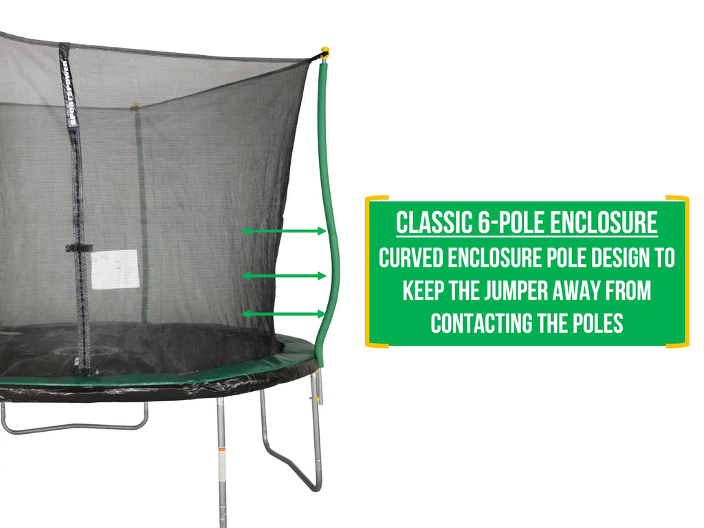 10' Trampoline with Safety Enclosure T142
