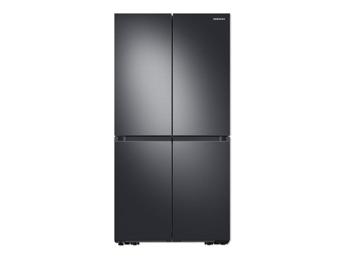 Black Stainless Steel Bottom-Freezer Refrigerator K8412