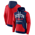 Men's Navy Red Pullover Hoodie H618