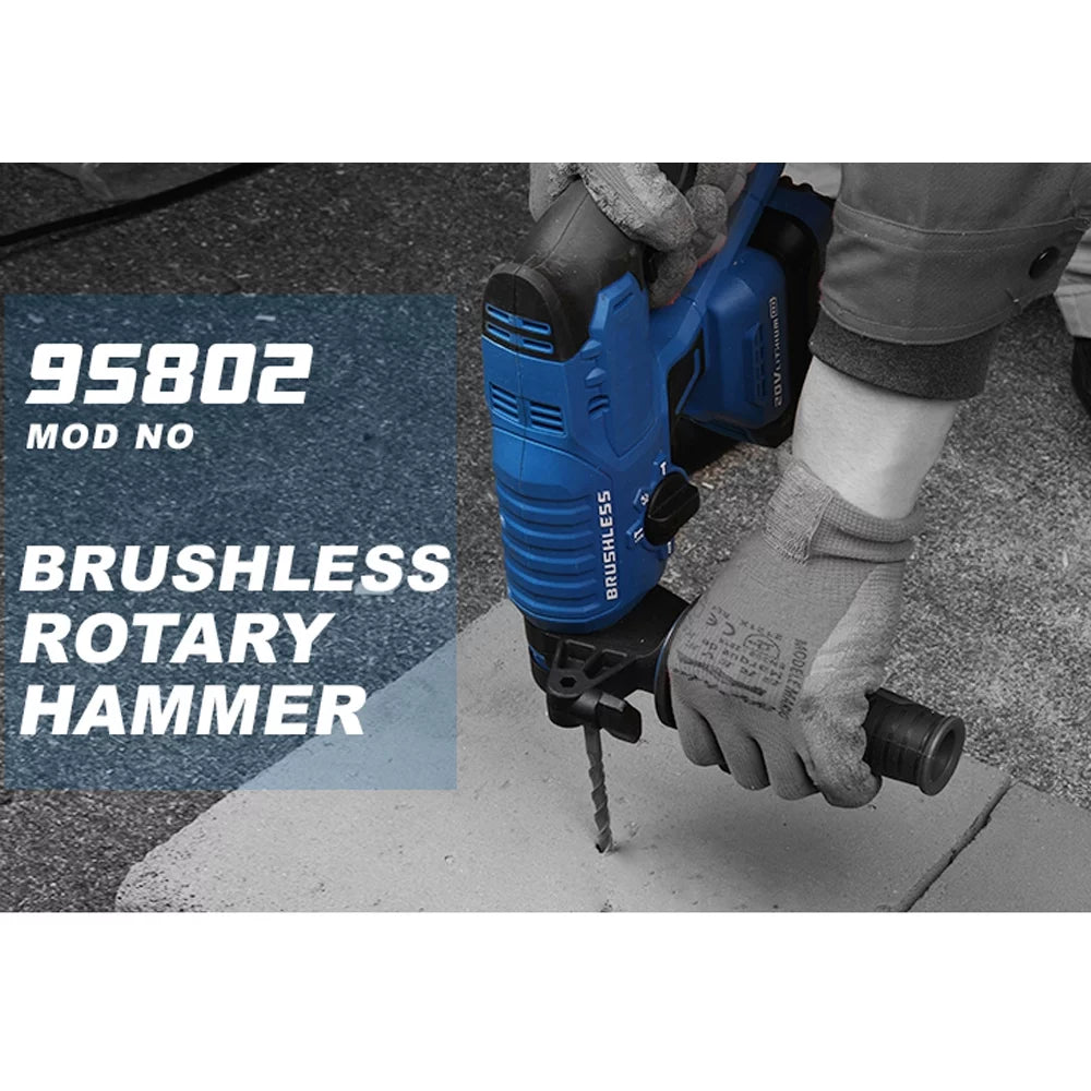 Cordless Rotary Hammer Drill with 20-Volt Battery E861