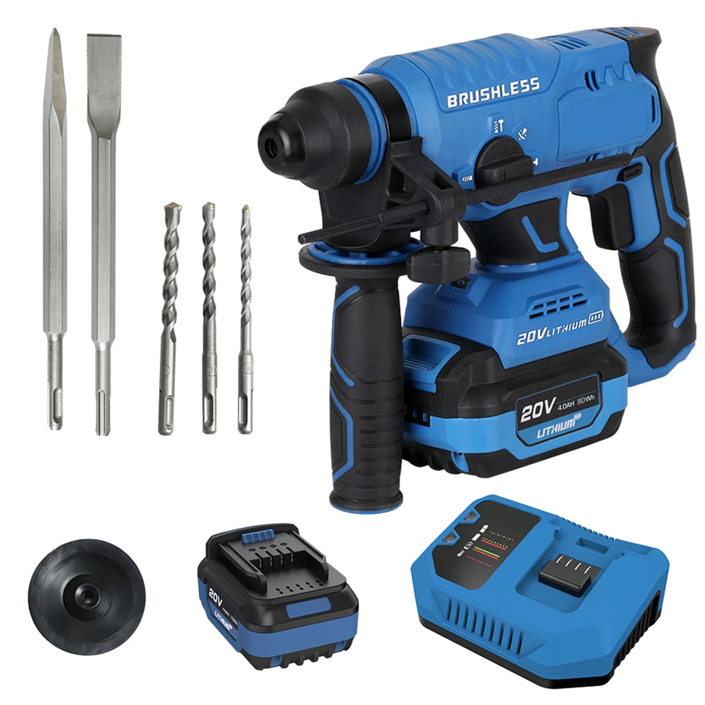 Cordless Rotary Hammer Drill with 20-Volt Battery E861