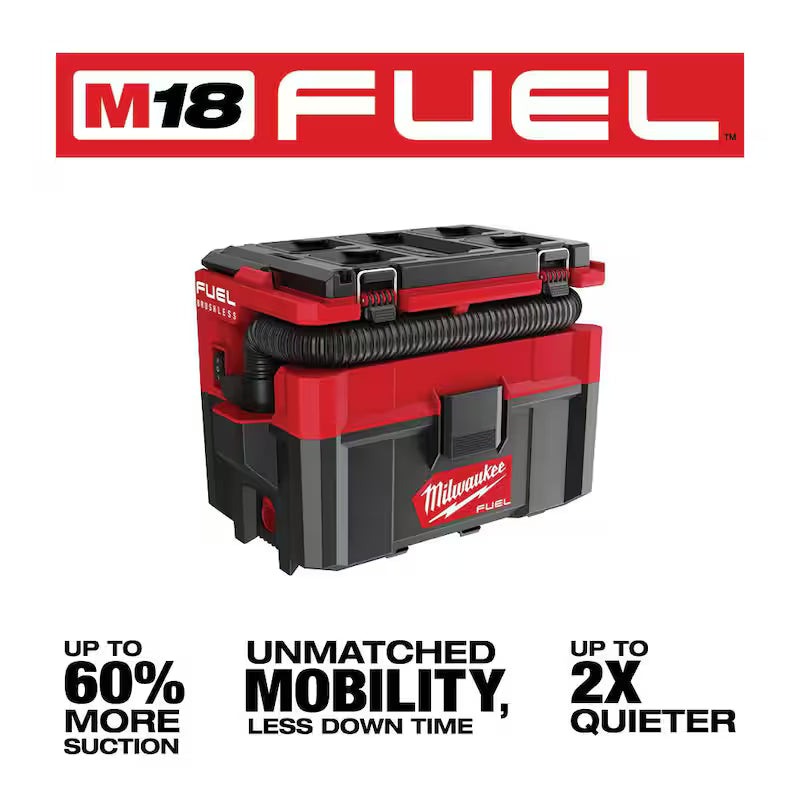 18-Volt Cordless 2.5 Gal. Wet/Dry Vacuum with 3.0 Ah Batteries M104404
