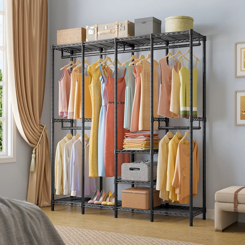 Heavy Duty Black Garment Rack J5335